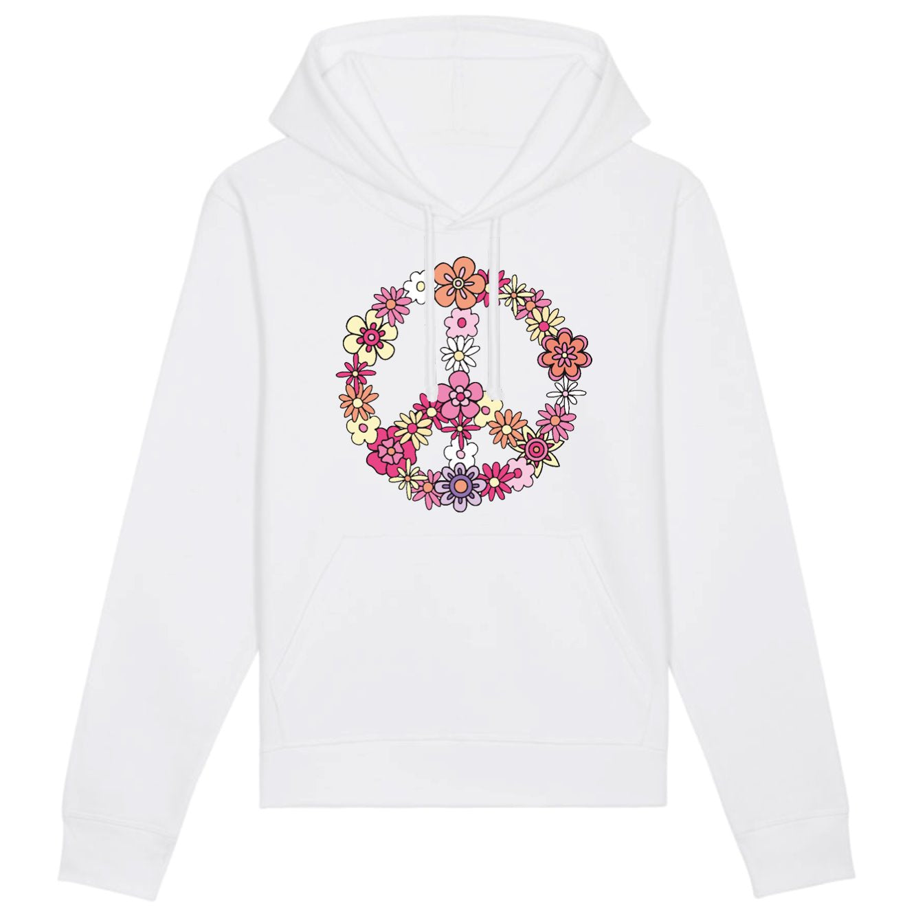 Sweat Capuche Adulte Peace and Love 