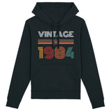 Sweat Capuche Adulte Vintage année 1984 