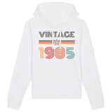 Sweat Capuche Adulte Vintage année 1985 