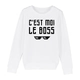 Sweat Enfant C'est moi le boss 