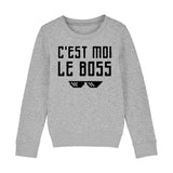 Sweat Enfant C'est moi le boss 