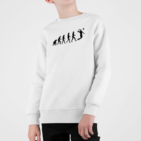 Sweat Enfant Évolution volley Blanc