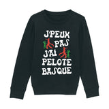 Sweat Enfant J'peux pas j'ai pelote basque 