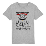 T-Shirt Enfant Chat bad boy 