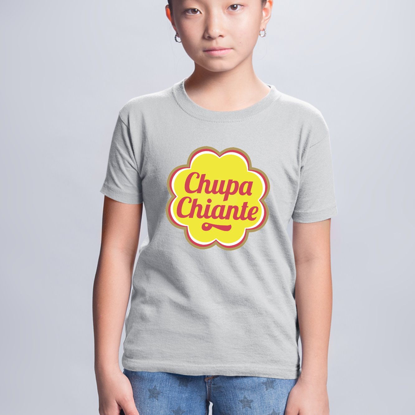 T-Shirt Enfant Chupa chiante Gris