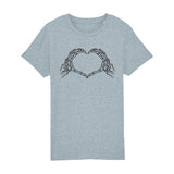 T-Shirt Enfant Coeur mains squelette 