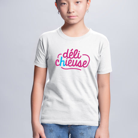 T-Shirt Enfant Délichieuse Blanc