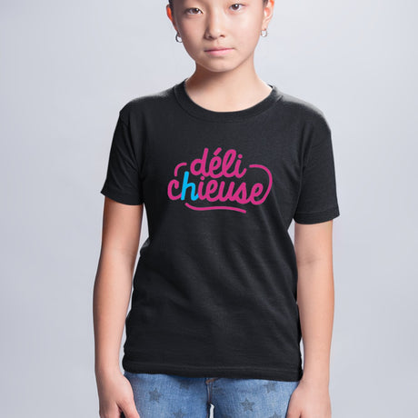 T-Shirt Enfant Délichieuse Noir