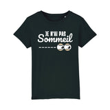 T-Shirt Enfant Je n'ai pas sommeil 