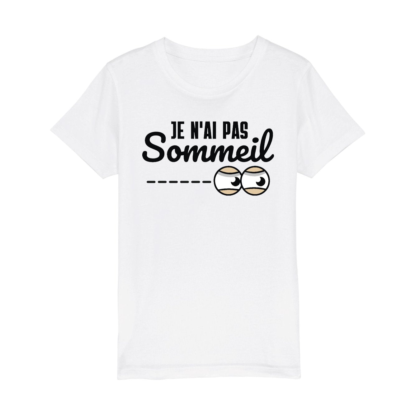 T-Shirt Enfant Je n'ai pas sommeil 