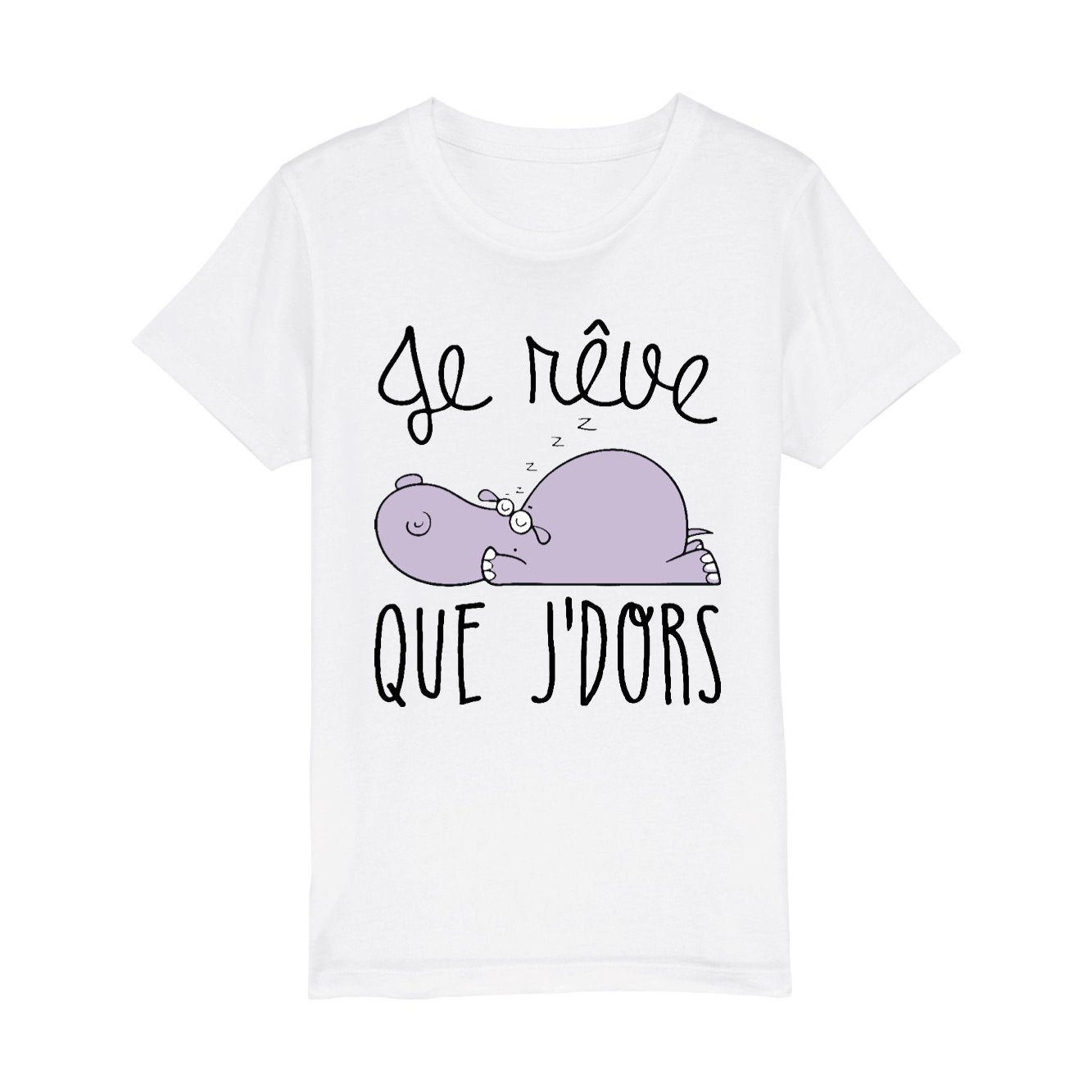 T-Shirt Enfant Je rêve que je dors 