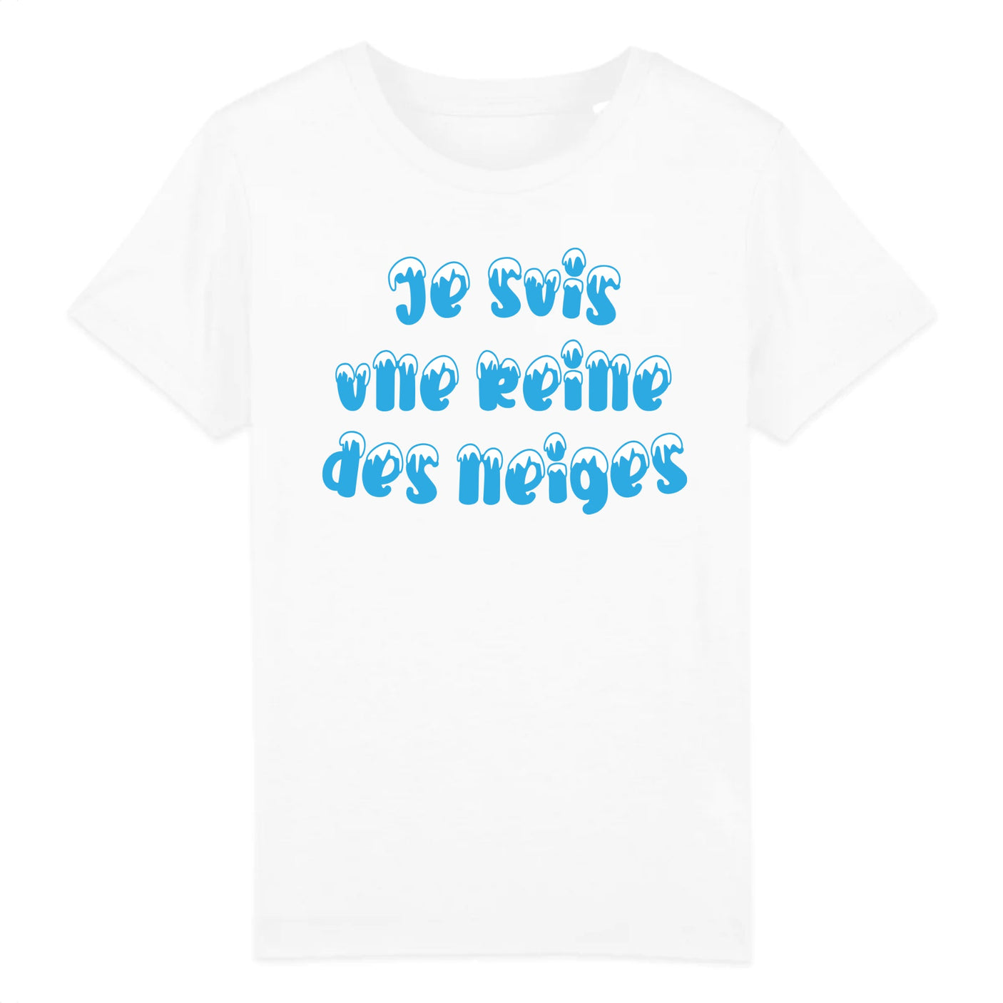 T-Shirt Enfant Je suis une reine des neiges 