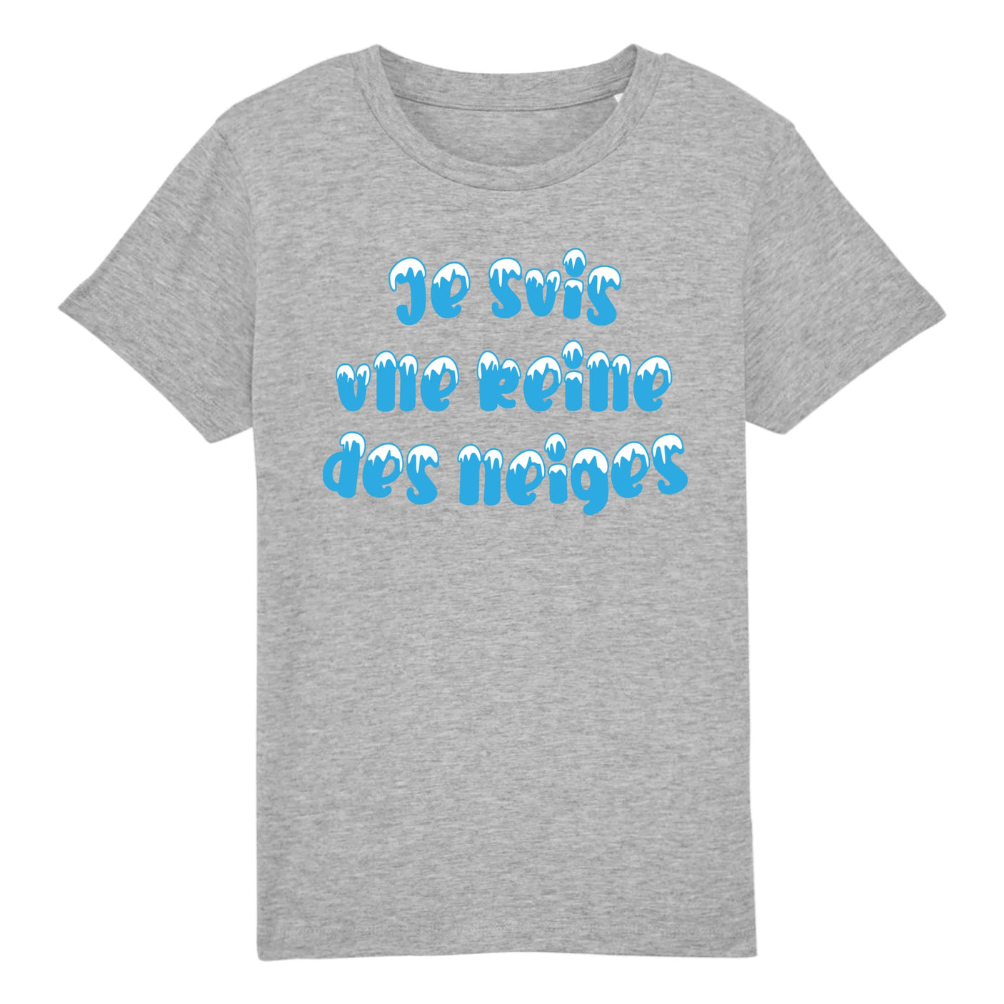 T-Shirt Enfant Je suis une reine des neiges 