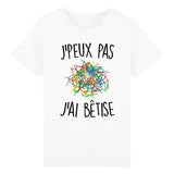 T-Shirt Enfant J'peux pas j'ai bêtise 