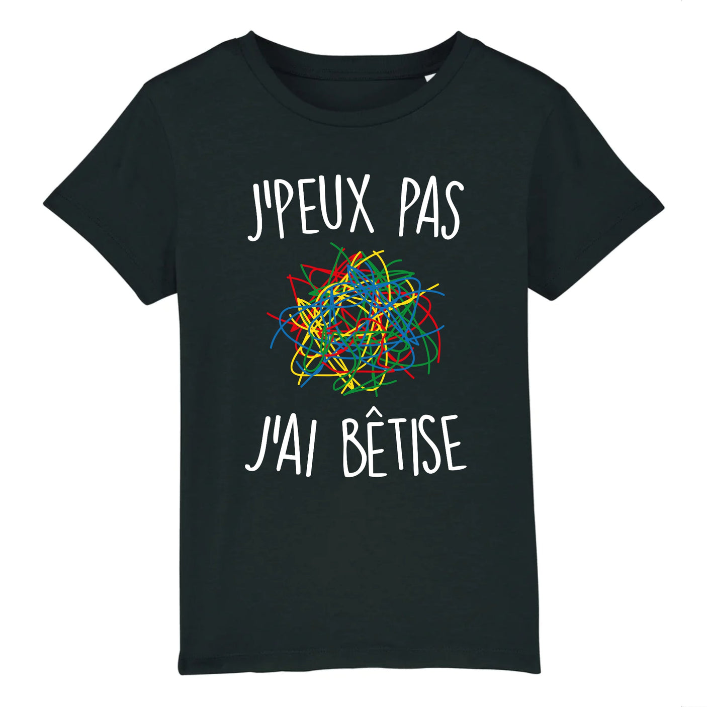 T-Shirt Enfant J'peux pas j'ai bêtise 