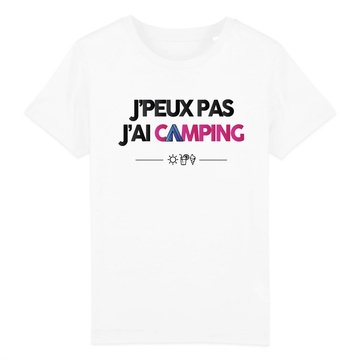 T-Shirt Enfant J'peux pas j'ai camping 