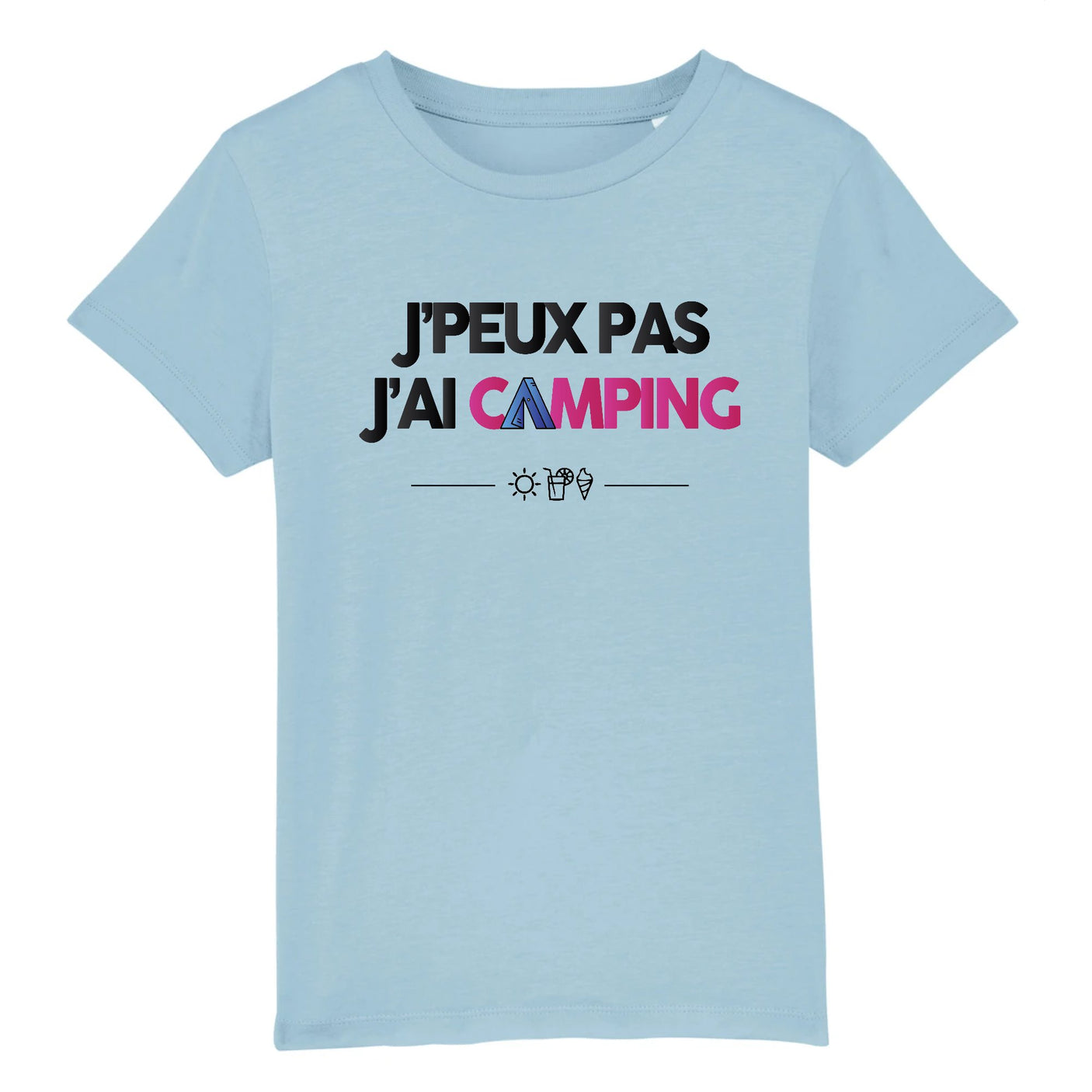 T-Shirt Enfant J'peux pas j'ai camping 