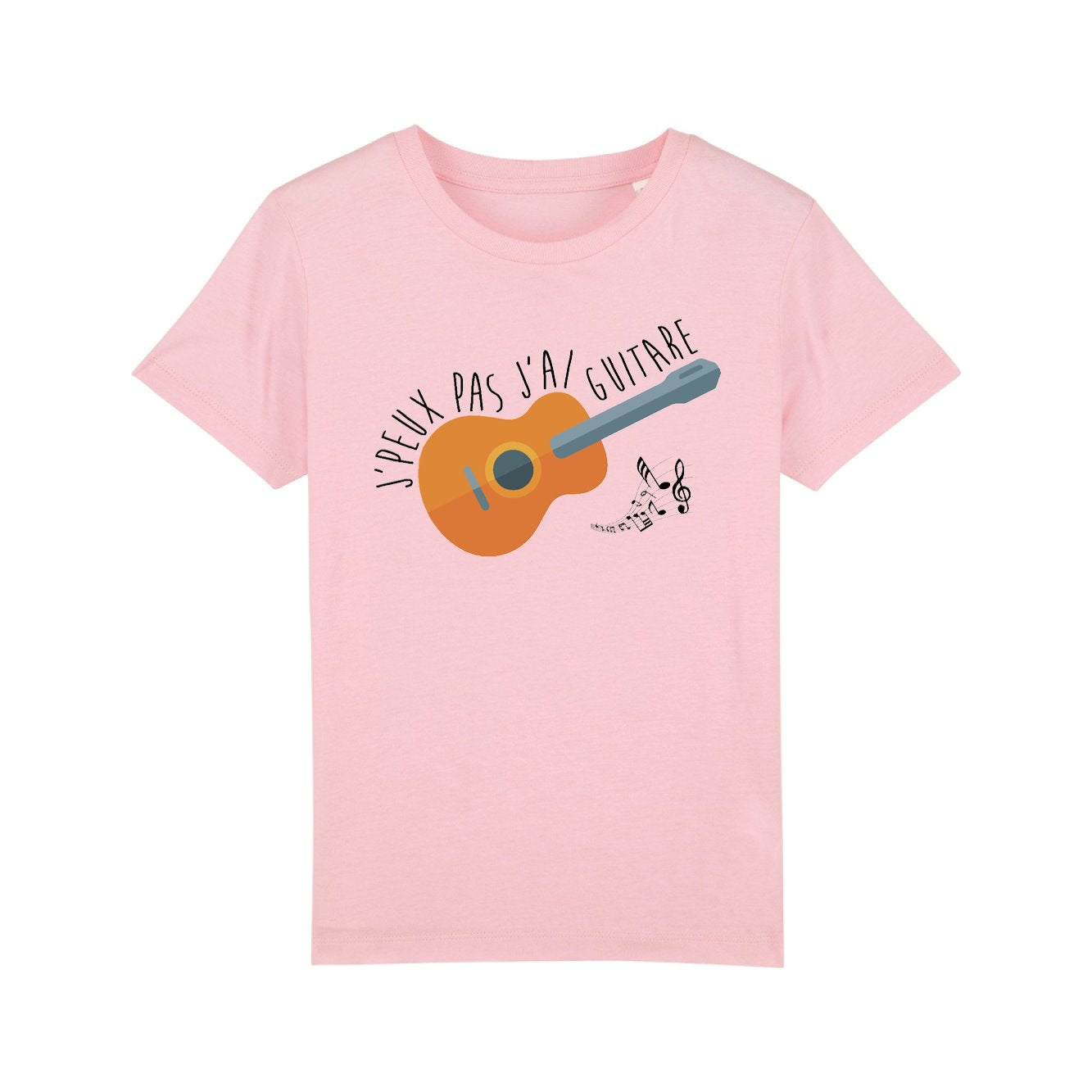 T-Shirt Enfant J'peux pas j'ai guitare 