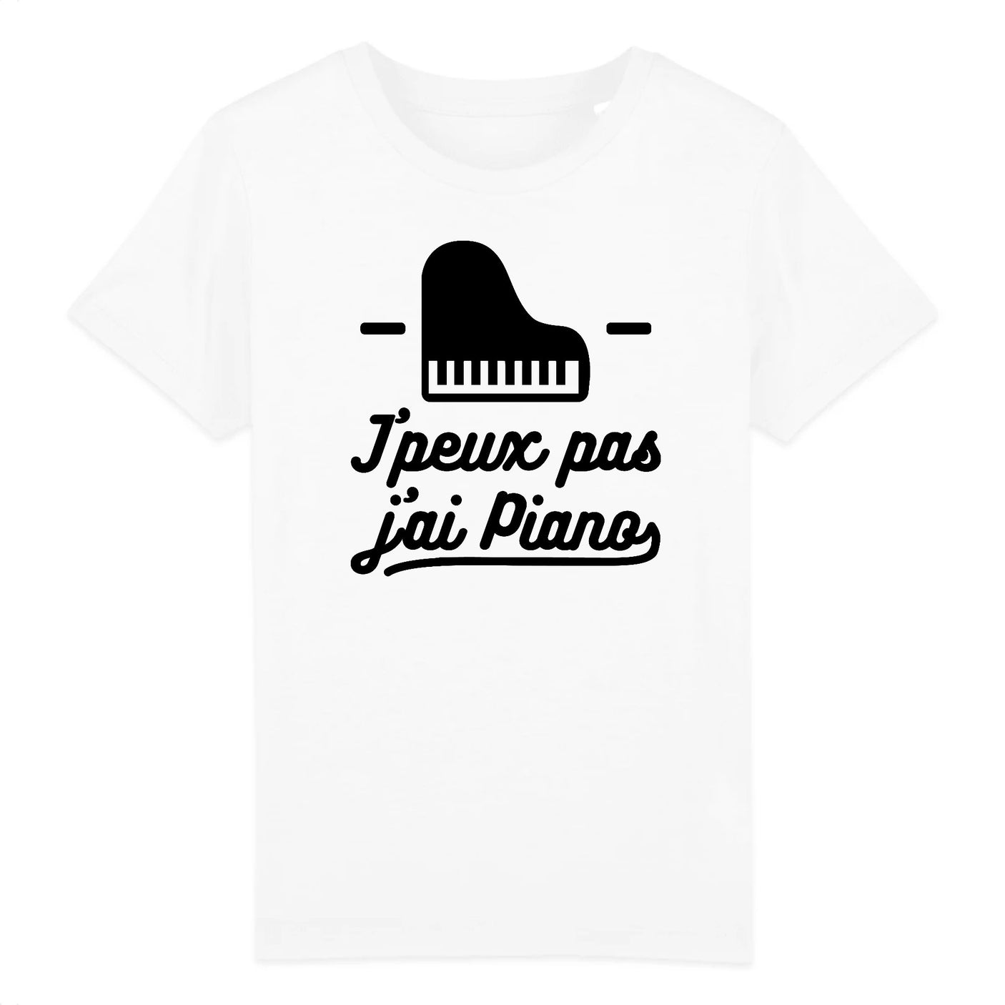 T-Shirt Enfant J'peux pas j'ai piano 