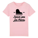 T-Shirt Enfant J'peux pas j'ai piano 