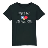 T-Shirt Enfant J'peux pas j'ai ping-pong 
