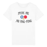 T-Shirt Enfant J'peux pas j'ai ping-pong 