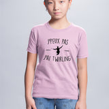 T-Shirt Enfant J'peux pas j'ai twirling Rose