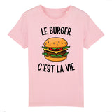 T-Shirt Enfant Le burger c'est la vie 