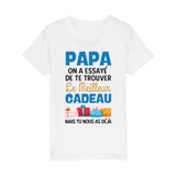T-Shirt Enfant Le meilleur cadeau pour papa 