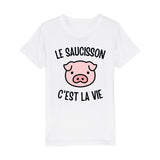 T-Shirt Enfant Le saucisson c'est la vie 