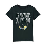 T-Shirt Enfant Les vacances ça fatigue 