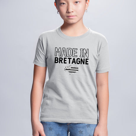 T-Shirt Enfant Made in Bretagne Gris
