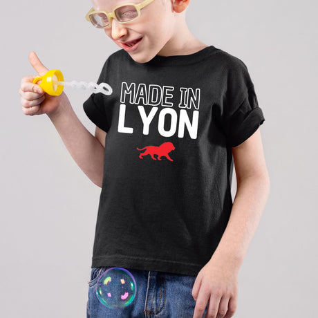 T-Shirt Enfant Made in Lyon Noir