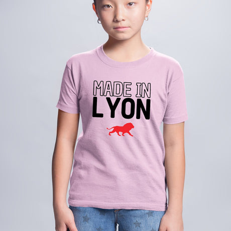 T-Shirt Enfant Made in Lyon Rose