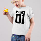 T-Shirt Enfant Prince 01 Blanc