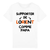 T-Shirt Enfant Supporter de Lorient comme papa 