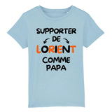 T-Shirt Enfant Supporter de Lorient comme papa 
