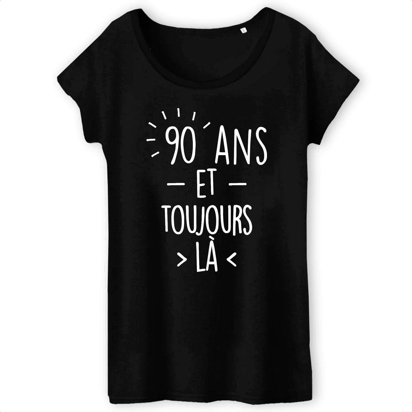 T-Shirt Femme Anniversaire 90 ans 
