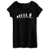 T-Shirt Femme Évolution ski 