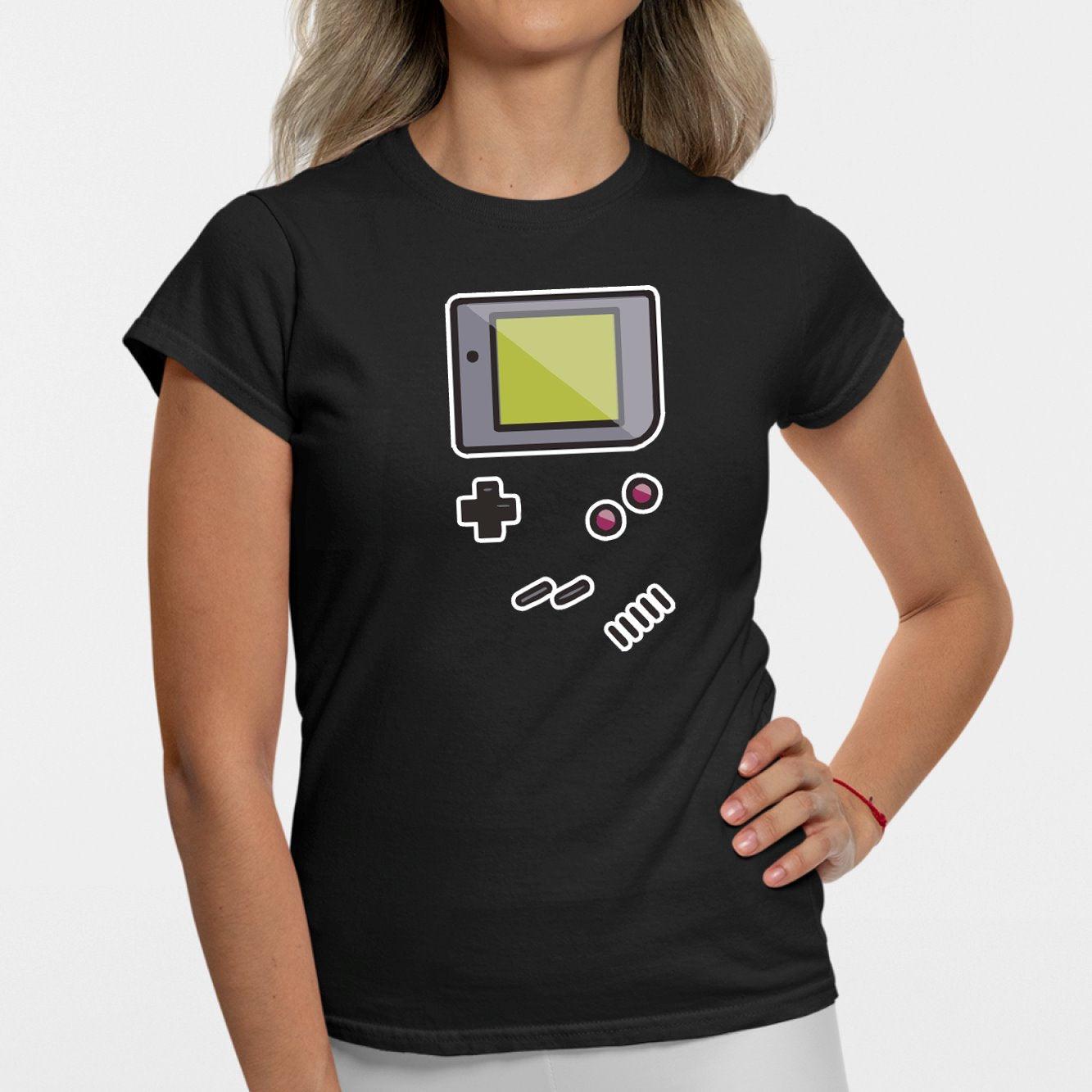 T-Shirt Femme Game Boy Noir