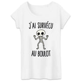 T-Shirt Femme J'ai survécu au boulot 