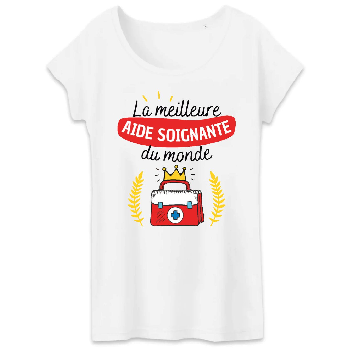 T-Shirt Femme La meilleure aide soignante du monde 