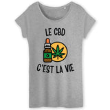 T-Shirt Femme Le CBD c'est la vie 