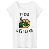 T-Shirt Femme Le CBD c'est la vie 