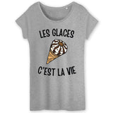 T-Shirt Femme Les glaces c'est la vie 
