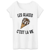 T-Shirt Femme Les glaces c'est la vie 
