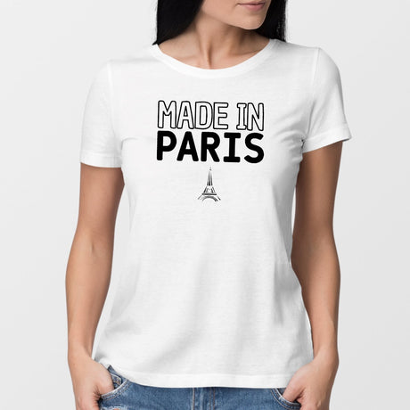 T-Shirt Femme Made in Paris Blanc