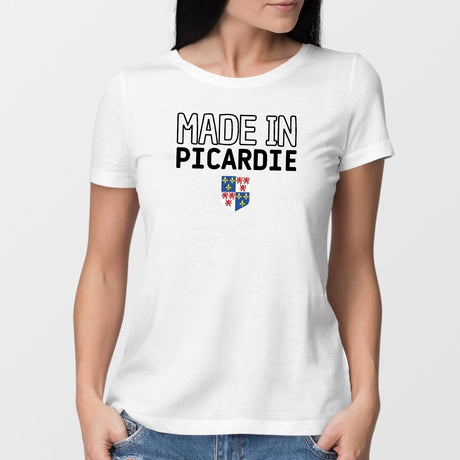 T-Shirt Femme Made in Picardie Blanc
