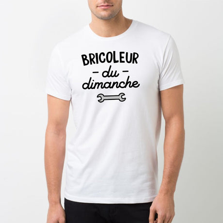 T-Shirt Homme Bricoleur du dimanche Blanc