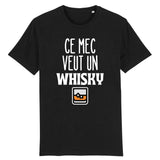 T-Shirt Homme Ce mec veut un whisky 